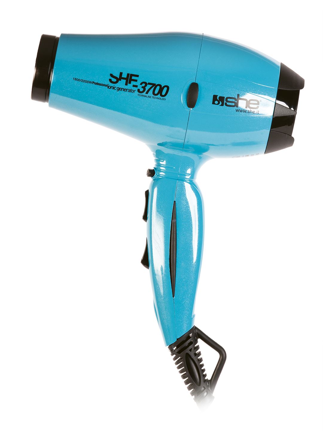 SHE 3700 - Secador de pelo compacto de cerámica y turmalina