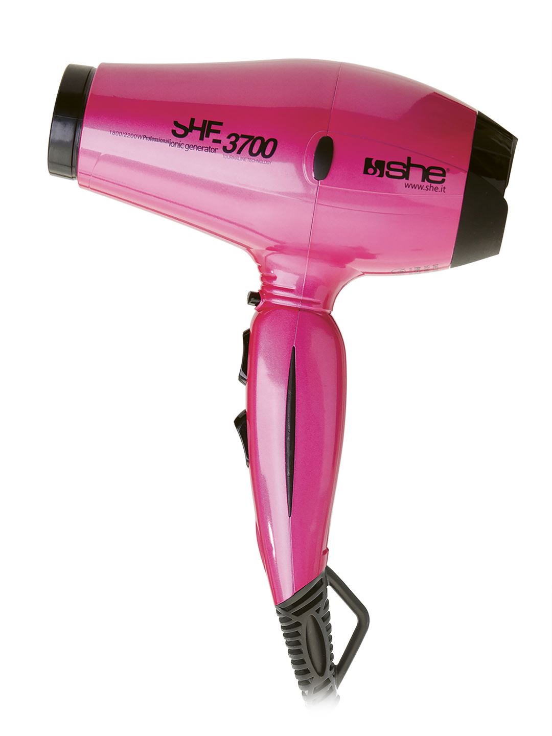 SHE 3700 - Secador de pelo compacto de cerámica y turmalina