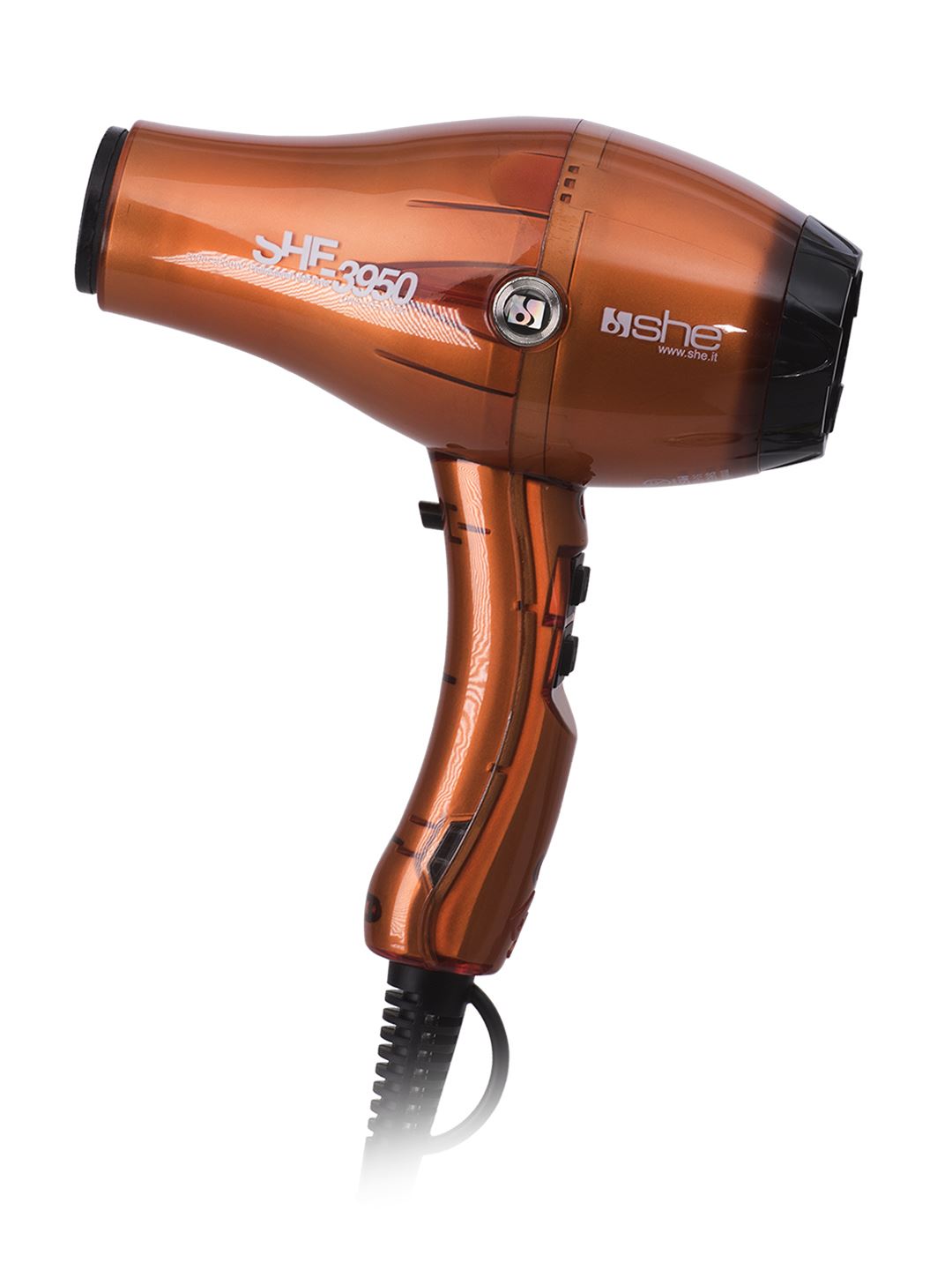 SHE 3950 – Secador de pelo ultraligero