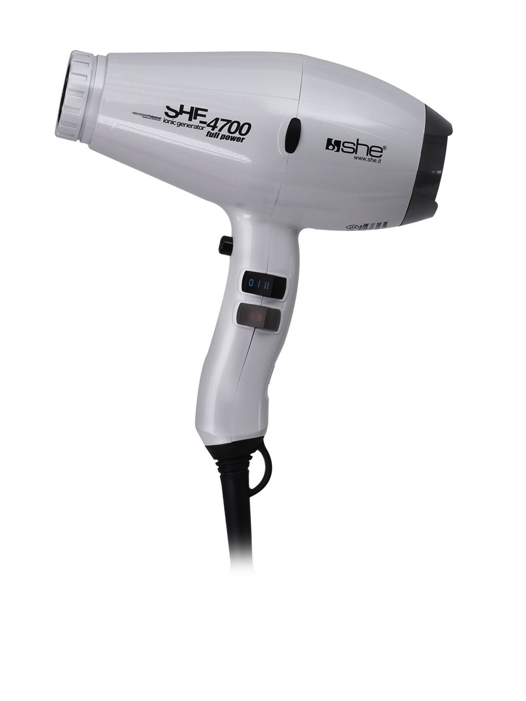 SHE 4700 – Secador de pelo ultraligero