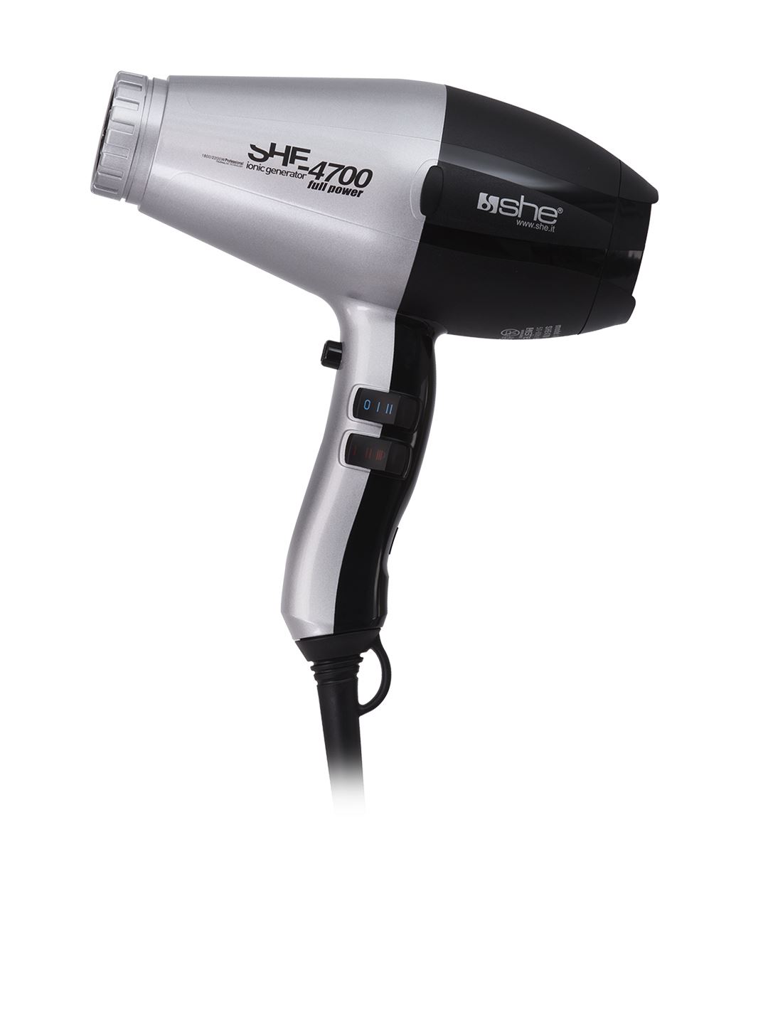 SHE 4700 – Secador de pelo ultraligero