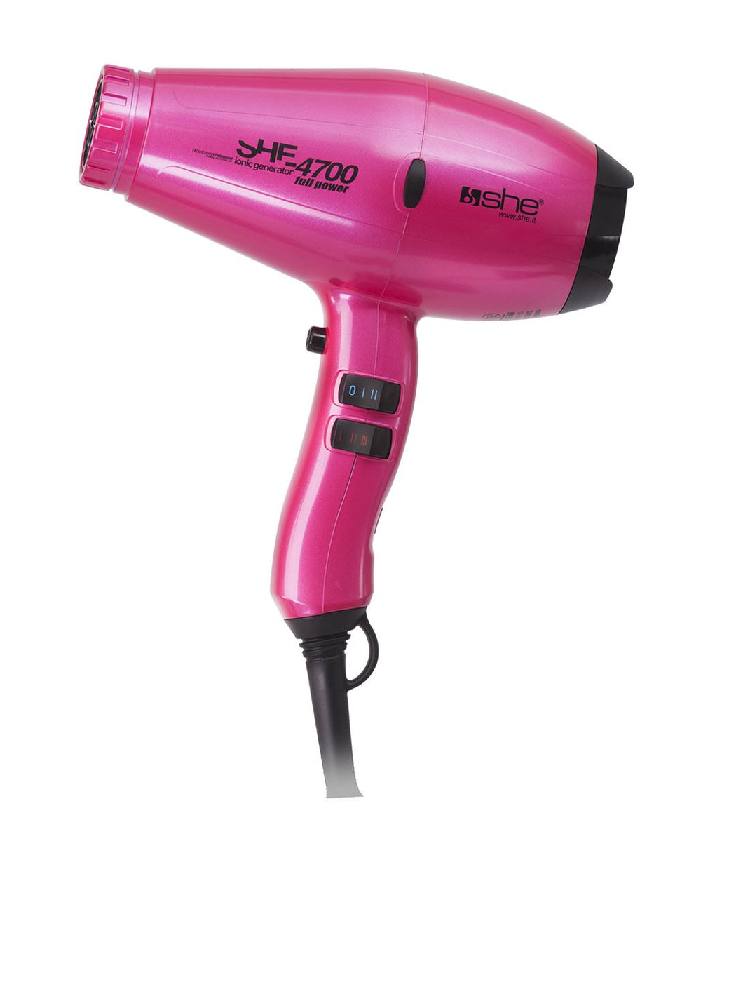 SHE 4700 – Secador de pelo ultraligero