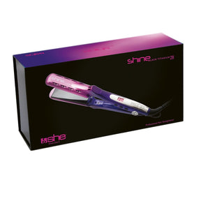 SHINE BLACK TITANIUM 28 – Plancha para el cabello de titanio y nano turmalina
