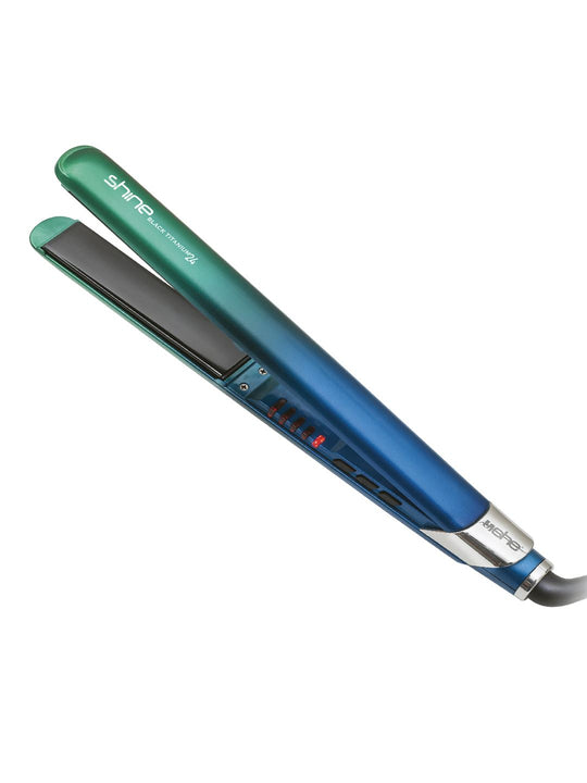 SHINE BLACK TITANIUM 24 Plancha en titanio y nano turmalina