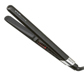 SHINE BLACK TITANIUM 24 – Plancha para el cabello de titanio y nano turmalina