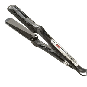 SHINE BLACK TITANIUM 28 – Plancha para el cabello de titanio y nano turmalina